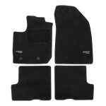 Logo tapis de sol noir velours sur mesure pour dacia duster 4x2 depuis 2018, 4pcs, ajustement prcis, ...