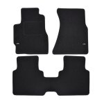 Tapis de sol - logo - honda crv - velours noir - 4 pi�ces - antid�rapant et imperm�able