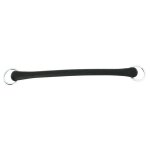 Longe norton anti - renard pour cheval caoutchouc , taille : 50 cm, noir , equitation