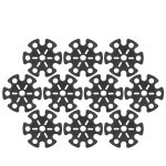 Lot de 10 b�tons de randonn�e alpenstock, accessoires en caoutchouc, 85 mm, support neige, bac a boue, ...