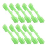 Lot de 10 cannes a p�che de nuit, clip de support de lumi�re utilis� pour b�ton de lumi�re chimique, ...