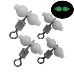 Lot de 10 crochets de p�che pivotants, accessoires lumineux, gourde, connecteur de ligne, mat�riel de ...