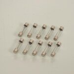 Lot de 10 fusibles rond en verre de 15a pour moto scooter voiture neuf