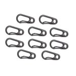Lot de 10 mini mousquetons pour sac a dos, camping, edc, survie, escalade, fermoirs, porte - clés, equipement ... Lot de 10 mini mousquetons pour sac a dos, camping, edc, survie, escalade, fermoirs, porte - clés, equipement ...