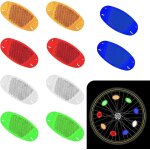 Lot de 10 r�flecteurs de rayons de v�lo avec fonction r�fl�chissante puissante pour toutes les tailles ...