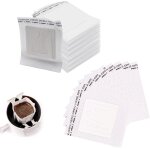 Lot de 100 filtres a café pour camping, goutte a goutte avec oreilles suspendues, filtre a café portable ... Lot de 100 filtres a café pour camping, goutte a goutte avec oreilles suspendues, filtre a café portable ...