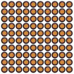 Lot de 100 petits feux de gabarit latraux ronds ambrs de 1, 9 cm pour remorques, camions, suv, vtt, ...