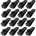 Lot de 12 pinces a bâche robustes, pinces instantanées pour auvent, tentes, caravanes, jardin, noir (12) ... Lot de 12 pinces a bâche robustes, pinces instantanées pour auvent, tentes, caravanes, jardin, noir (12) ...