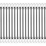 Lot de 16 tendeurs en caoutchouc de 25 cm avec crochets - tendeur universel et elastique - etanche - ... Lot de 16 tendeurs en caoutchouc de 25 cm avec crochets - tendeur universel et elastique - etanche - ...