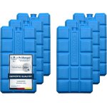 Lot de 2 - 8 pain de glace pour sac isothermebloc de glace12h de refroidissementenv. 200 g par unitenv. ...