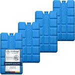 Lot de 2 - 8 pain de glace pour sac isothermebloc de glace12h de refroidissementenv. 200 g par unitenv. ...