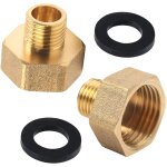 Lot de 2 adaptateurs de gaz 1 / 2 droit vers 1 / 4 gauche - raccord de tuyau de gaz 1 / 2 ig vers ... Lot de 2 adaptateurs de gaz 1 / 2 droit vers 1 / 4 gauche - raccord de tuyau de gaz 1 / 2 ig vers ...
