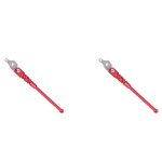 Lot de 2 bquilles de vlo de route, support de vlo de montagne pour accessoires (rouge) hy