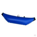 Lot de 2 bleus de cano kayak en pvc bleus, stabilisateur, equipement de vitesse, kit de stabilisateur ...