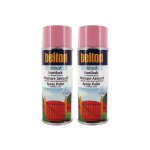 Lot de 2 bombes de peinture belton robust pastel rose 400ml