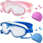 Lot de 2 lunettes de natation pour enfants de 3 a 16 ans, anti - buée, protection uv, lunettes de natation ... Lot de 2 lunettes de natation pour enfants de 3 a 16 ans, anti - buée, protection uv, lunettes de natation ...