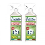 Lot de 2 produits nettoyant naturel - purifiant - toutes surfaces - pour la maison - briochin