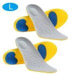 Lot de 2 paires de semelles de massage pour le sport, amortissantes, epaisses, unisexes, absorbantes, ...