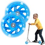 Lot de 2 roues lumineuses de trottinette stunt - 100mm - avec roulement abec - 9 - lumineuses - pour ... Lot de 2 roues lumineuses de trottinette stunt - 100mm - avec roulement abec - 9 - lumineuses - pour ...