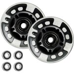 Lot de 2 roues de rechange de 100 mm pour trottinette stunt scooter, compatible avec la plupart des trottinett ...
