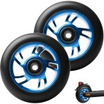 Lot de 2 roues de rechange pour trottinette stunt - 100 x 24 mm - 100 x 24 mm - compatible avec la plupart ...