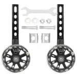 Lot de 2 roues stabilisatrices pour vlo pour tout - petits, roues d'entranement flash bike, roues d'entrane ...