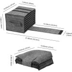 Lot de 2 supports d'assiettes pour camping - car, camping - car, porte - tasses, rangement de vaisselle, ...