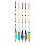 Lot de 20 255 flotteurs de p�che multicolores en bois de balsa, indicateur de touche, equipement de p�che ...