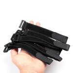 Lot de 20 attaches de canne a pche rutilisables, sangles de fixation, ceintures a boucle de crochet, ...