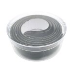 Lot de 3 autocollants de protection pour tte de raquette de tennis easy black
