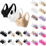 Lot de 3 brassiere sport femme soutiens - gorge sans armatures sans couture yoga soutiens gorge femmes ...