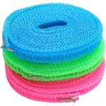 Lot de 3 cordes a linge multicolore, 3 mètresportable corde a linge extérieure de camping avec , pour ... Lot de 3 cordes a linge multicolore, 3 mètresportable corde a linge extérieure de camping avec , pour ...