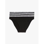 Lot de 3 culottes a ceinture motif logo 3p bikini / black / black / black - xl