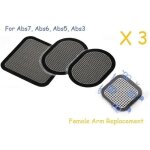 Lot de 3 electrodes de rechange pour ceintures musculation abdominales abs series de rngcpto