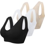 Lot de 3 soutiens - gorge de sport femmes sans coutures sans anneau en acier avec amovible rembourrées ... Lot de 3 soutiens - gorge de sport femmes sans coutures sans anneau en acier avec amovible rembourrées ...