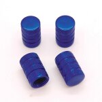 Lot de 4 bouchons de valve en alu pour pneus de v�lo, moto, voiture - ref06 gris