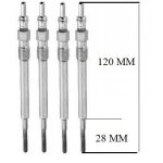 Lot de 4 bougies de prchauffage - fiat tipo berline bicorps trois ou cinq portes (356 , 357 ) 1. 3 d ...