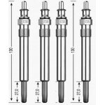 Lot de 4 bougies de pr�chauffage - mercedes - benz clk (c209) clk 220 cdi (209. 308) 01 / 2005>05 / 2009 ...