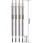 Lot de 4 bougies de pr�chauffage - nissan nv400 fourgon (x62, x62b) dci 150 a part. 02 / 2014