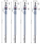 Lot de 4 bougies de pr�chauffage - nissan trade fourgon 2. 0 d 04 / 1993>10 / 1998