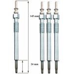 Lot de 4 bougies de pr�chauffage - opel corsa c (x01) 1. 7 di (f08, f68) 09 / 2000>12 / 2009