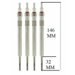 Lot de 4 bougies de pr�chauffage - opel mokka  mokka x (j13) 1. 6 cdti 4x4 ( 76) a part. 03 / 2018