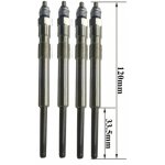 Lot de 4 bougies de pr�chauffage - peugeot boxer autobusautocar (230p) 2. 5 tdi 4x4 01 / 1997>04 / 2002 ...