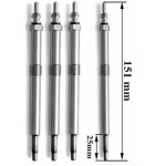 Lot de 4 bougies de pr�chauffage - renault laguna ii (bg01 ) 2. 2 dci 05 / 2005>08 / 2007