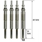 Lot de 4 bougies de pr�chauffage - toyota corolla break ( e11 ) 1. 9 d (wze110 , wze110r) 02 / 2000>10 ...