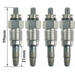 Lot de 4 bougies de pr�chauffage - volvo 760 (704, 764) 2. 4 tdic 09 / 1987>08 / 1990