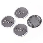 Lot de 4 caches central gris audi jantes en alliage de 69 mm pour 4b0601170a s3 s4 a2 a3 a4 a6 a8 tt ...