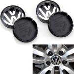 Lot de 4 cache - moyeux vw golf passat touran 56mm pour jantes en aluminium