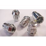 Lot de 4 ecrous 12x150 type b - antivol de roues - l28mm