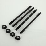 Lot de 4 goujon ecrou cylindre teknix pour scooter mbk 100 spirit neuf
